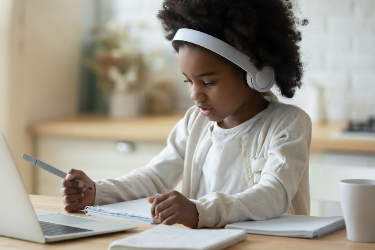 girl showing using back to school prep technique of breaking down tasks